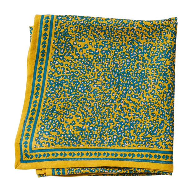 Foulard imprimé "Léopard" Savane Maïs