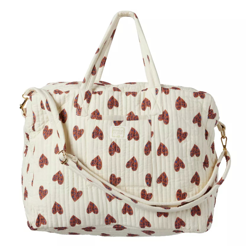 Sac Cabas Coeur Sauvage Ecru