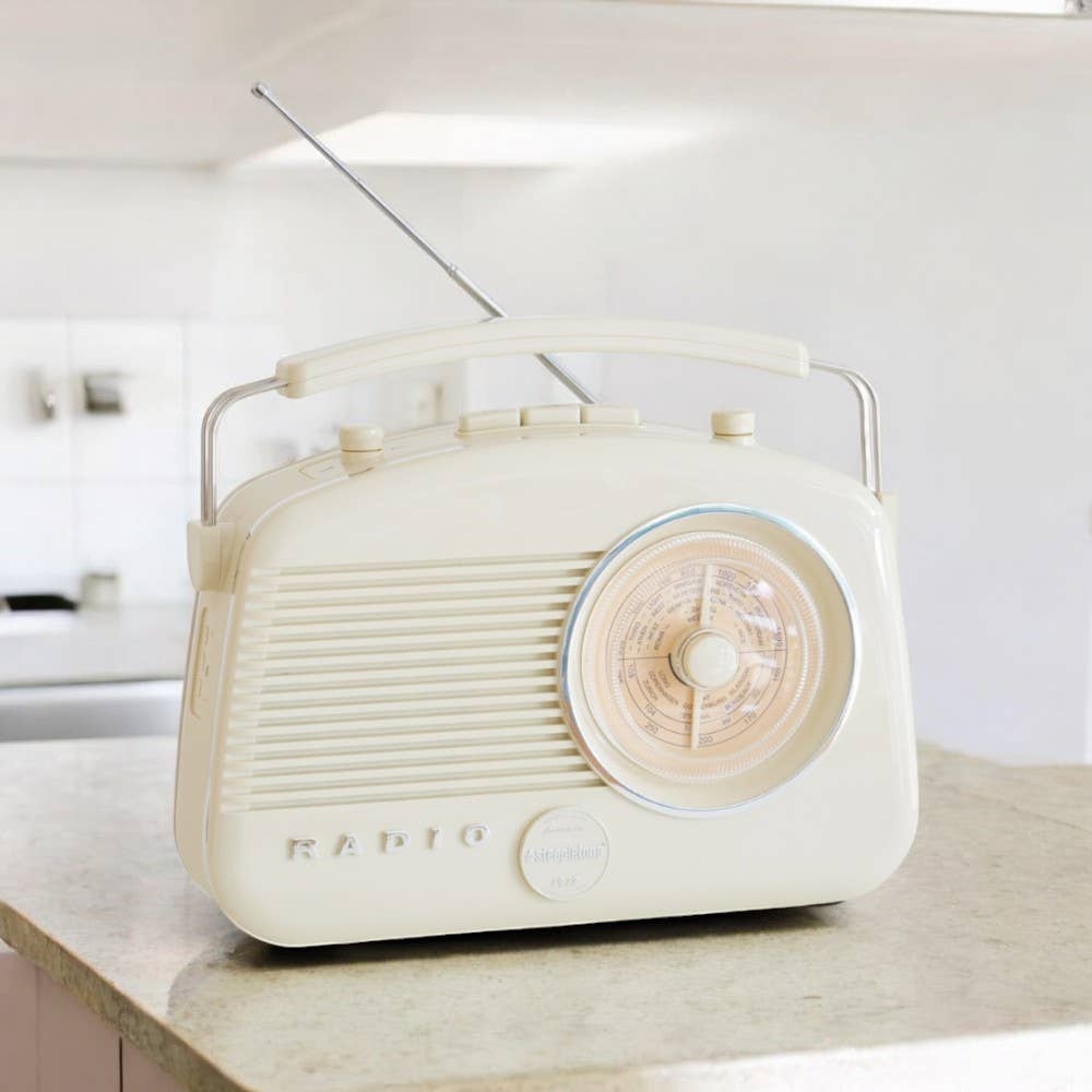 Radio Brighton classique style vintage FM/MW/LW avec Bluetooth: Vert sauge