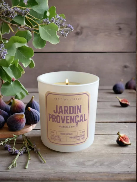 Bougie Parfumée Jardin Provençal - Lavande & Figue