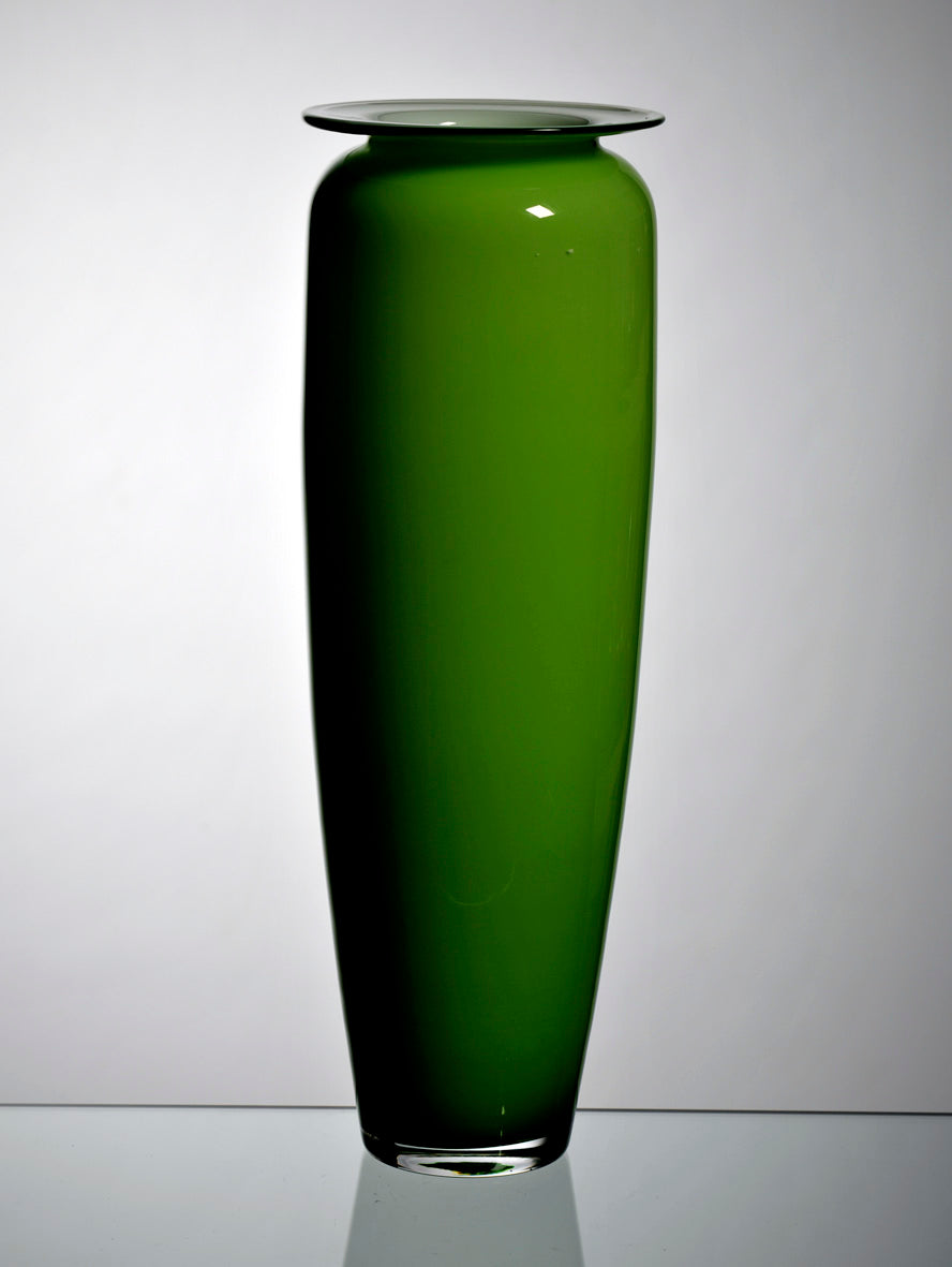 Vase Verre Vert Marie-Charlotte 50cm
