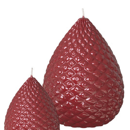 Bougie Pomme de Pin 12.5 x 16 cm Bordeaux, Engels Kerzen