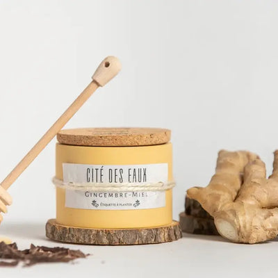 CITÉ DES EAUX (Gingembre Miel)Artisanales & Naturelles | 30h | Jaune