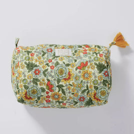 Trousse de Toilette indienne INDIRA Amaia Lime