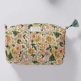 Trousse de toilette indienne INDI Amaia Rose/Corail