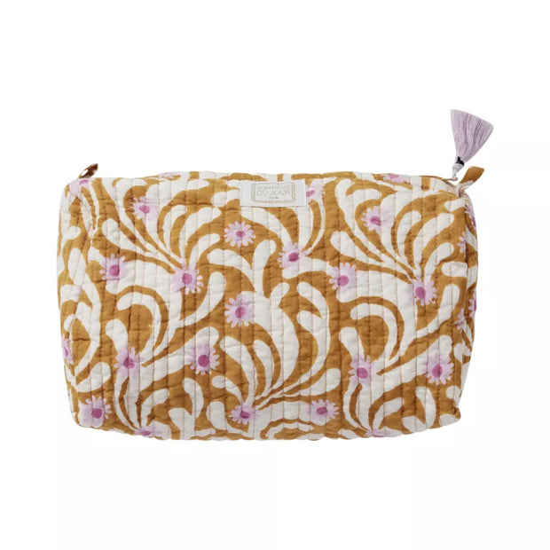 Trousse de toilette indienne INDI Poppies Olive
