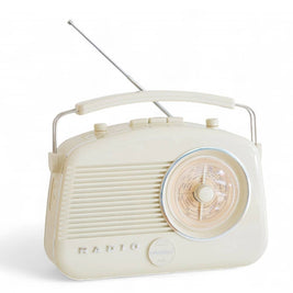 Radio Brighton classique style vintage FM/MW/LW avec Bluetooth: Gris