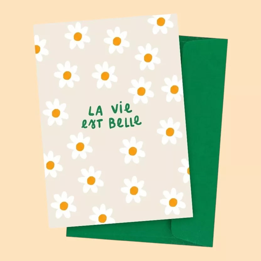 Carte postale La Vie est Belle