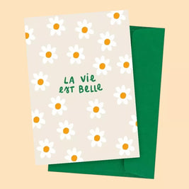 Carte postale La Vie est Belle