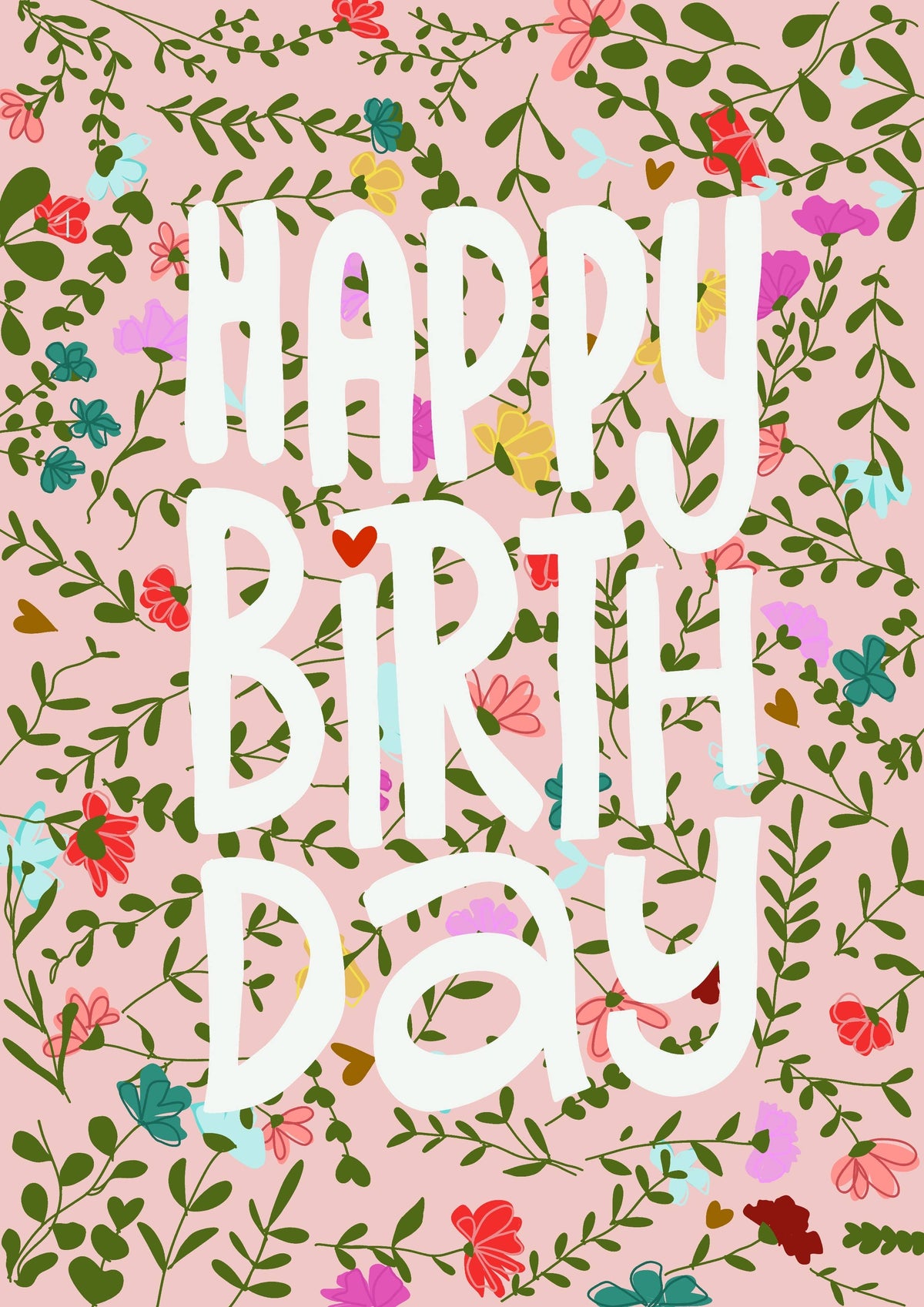 Carte postale mille fiori: Lot de 10 cartes avec enveloppes