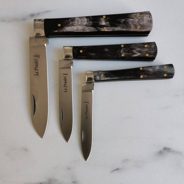 Couteau de poche PRADEL Corne France: 9CM