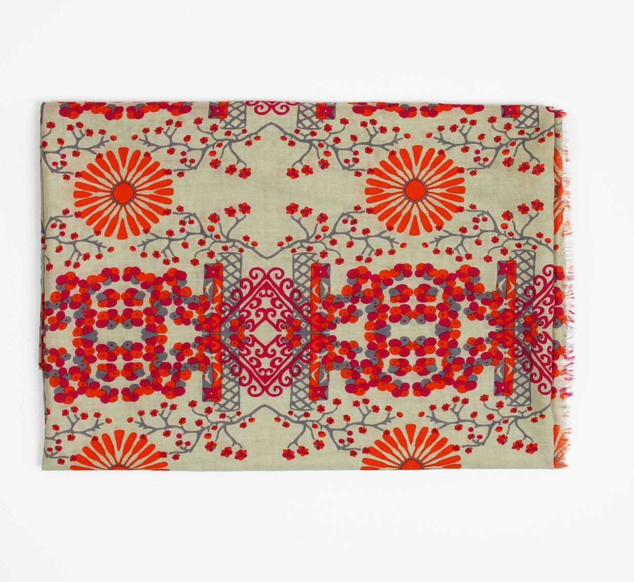 Foulard Coton Bio Ryoko Orange