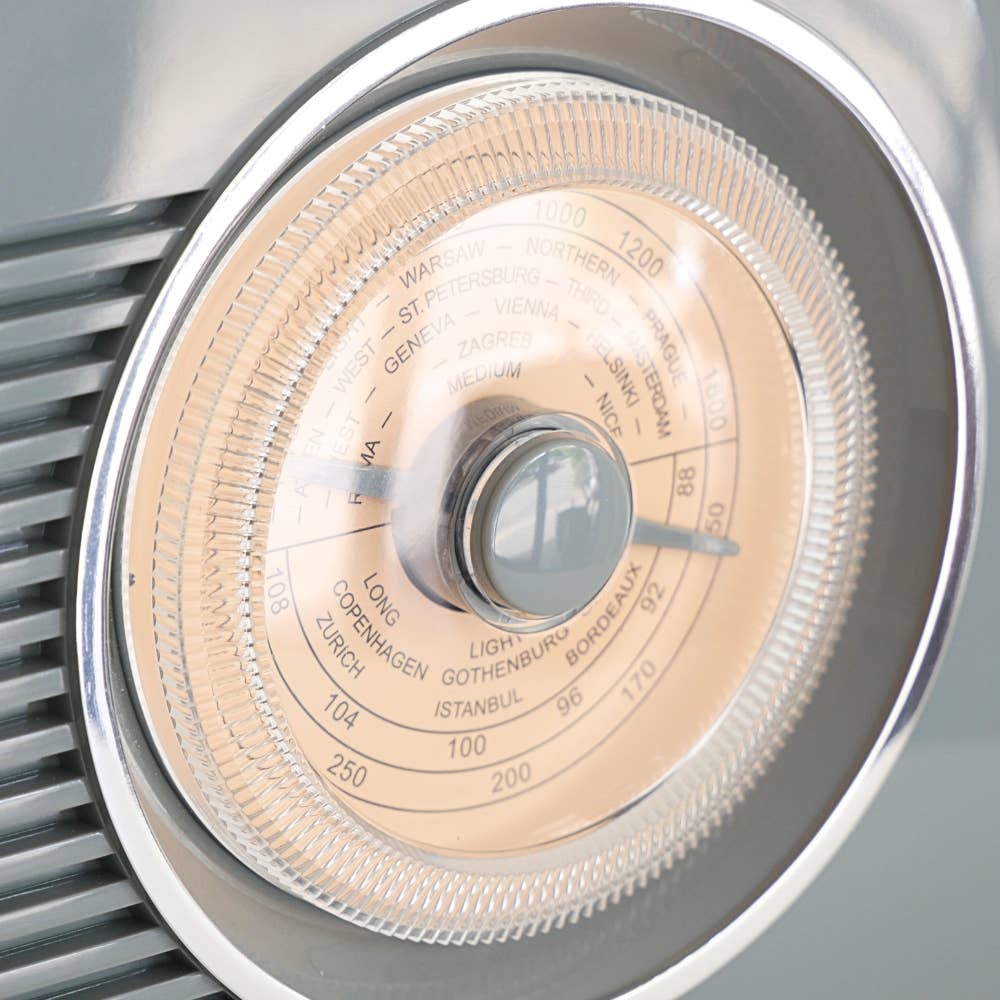 Radio Brighton classique style vintage FM/MW/LW avec Bluetooth: Crème