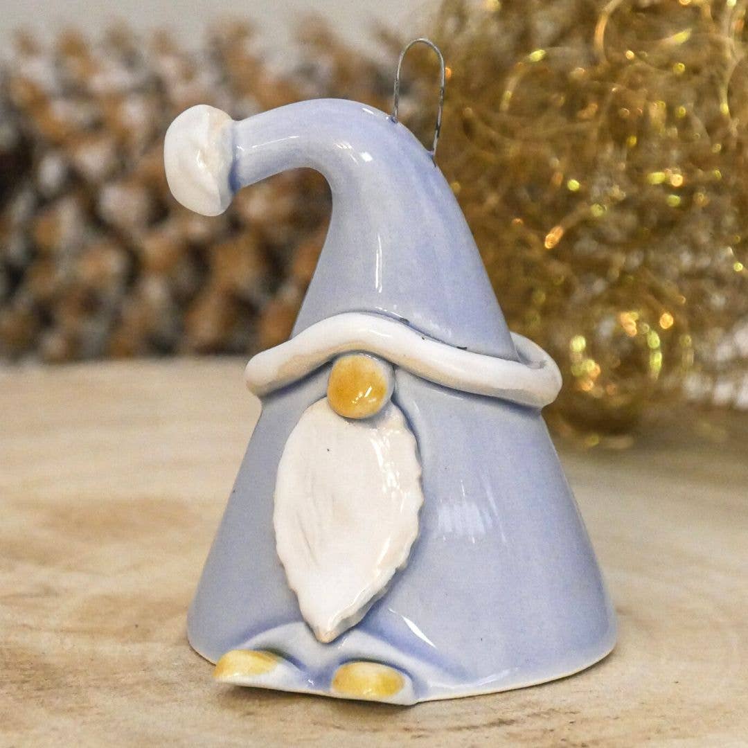 Gnome porte-bonheur | Nain de Noël (environ 8 cm) + bâton: Rouge
