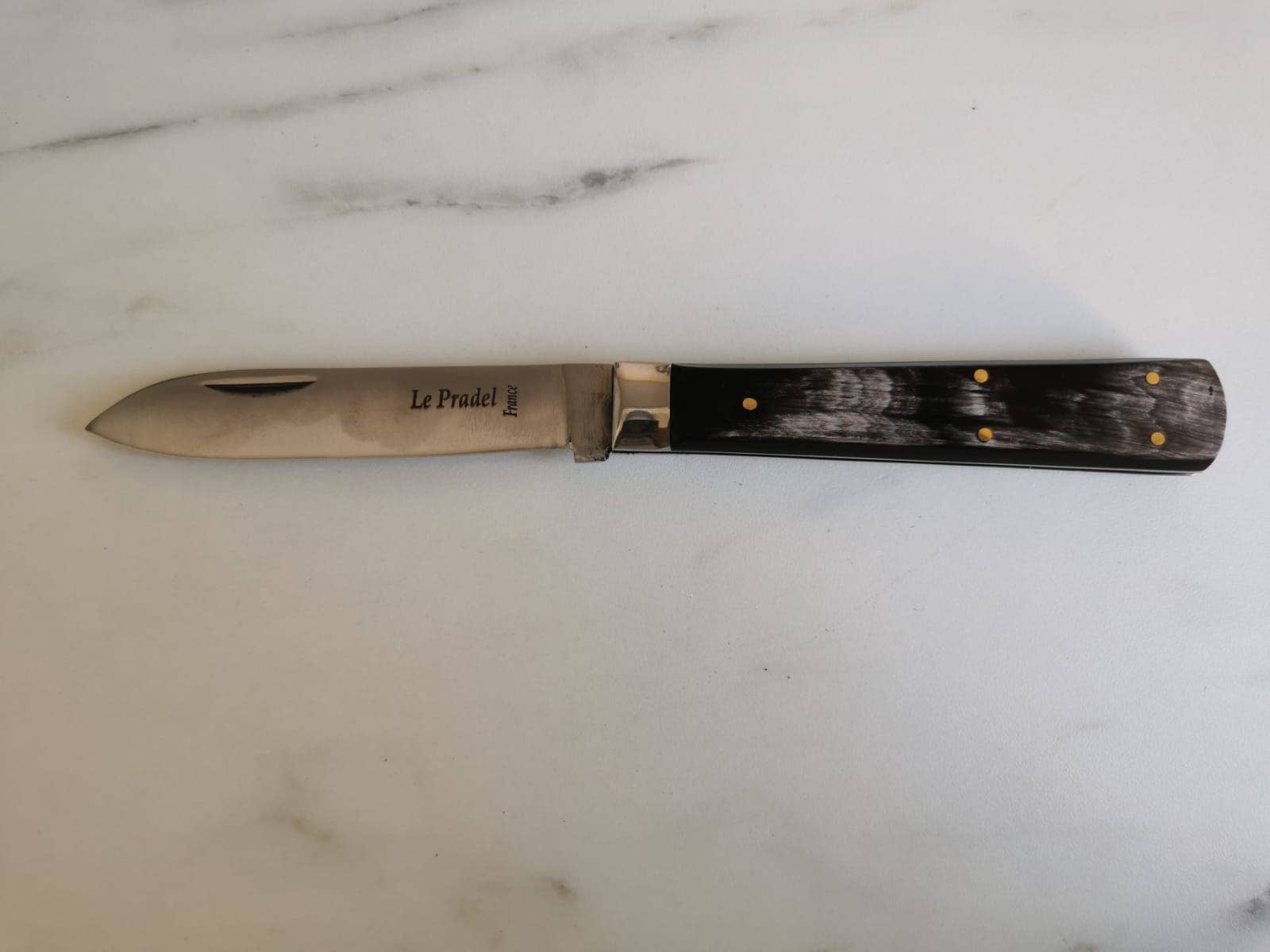 Couteau de poche PRADEL Corne France: 9CM
