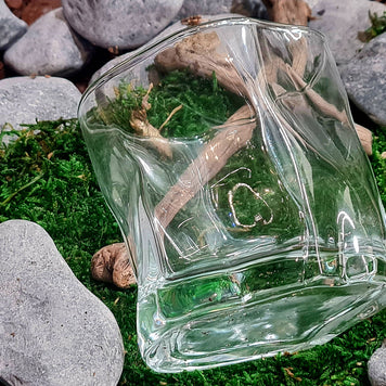 Verres japonais avec boîte cadeau, glaçons en granit et sous-verres | 369: Deux verres