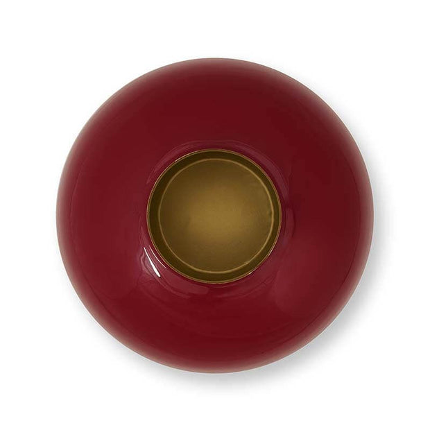 Vase en Métal en Coloris Rouge Foncé 32 cm - PIP STUDIO