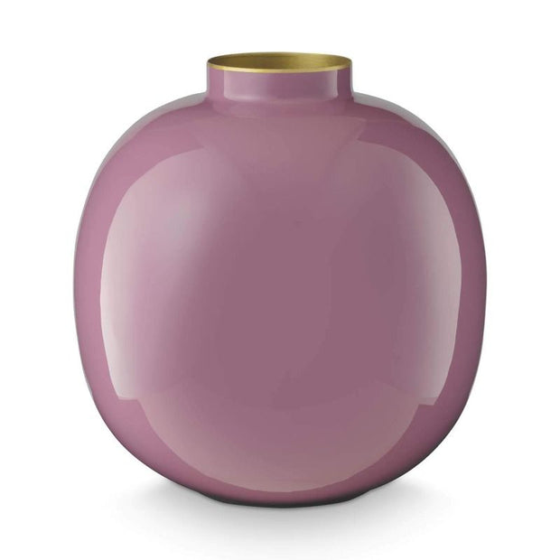 Vase en Métal Lilas 23cm