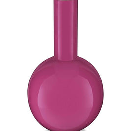 Vase en Métal Petit Rose Brillant 26cm