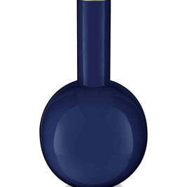 Vase en Métal Bleu Foncé 26cm