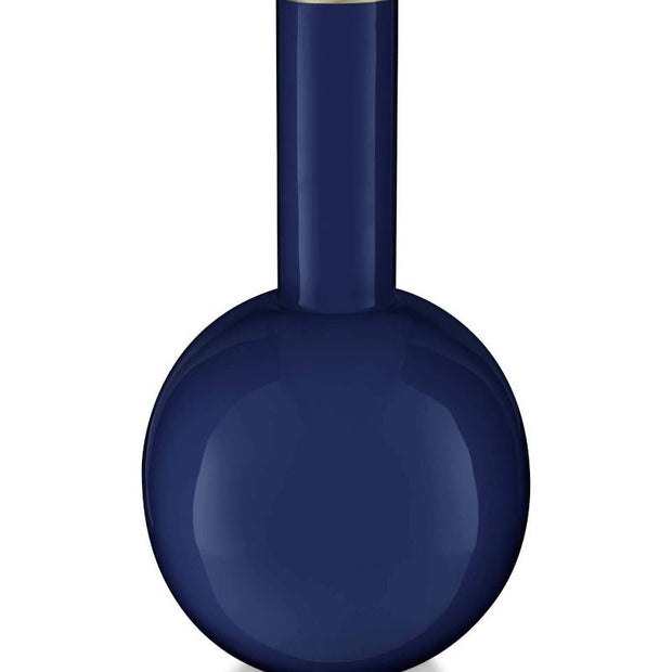 Vase en Métal Bleu Foncé 26cm