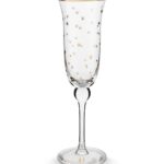 Flûte à champagne étoiles dorées