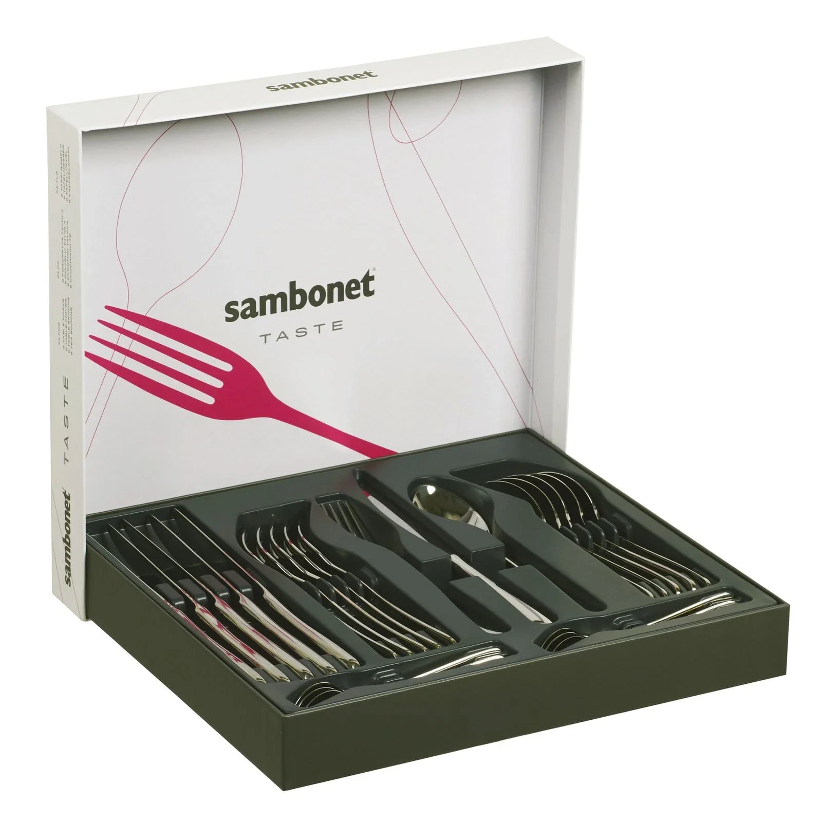 Ménagère 24 pièces Taste Acier, Sambonet