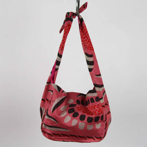 Sac Bobby en Soie Forget me not Rose