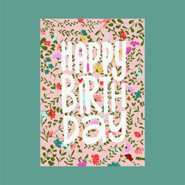 Carte postale mille fiori: Lot de 10 cartes avec enveloppes