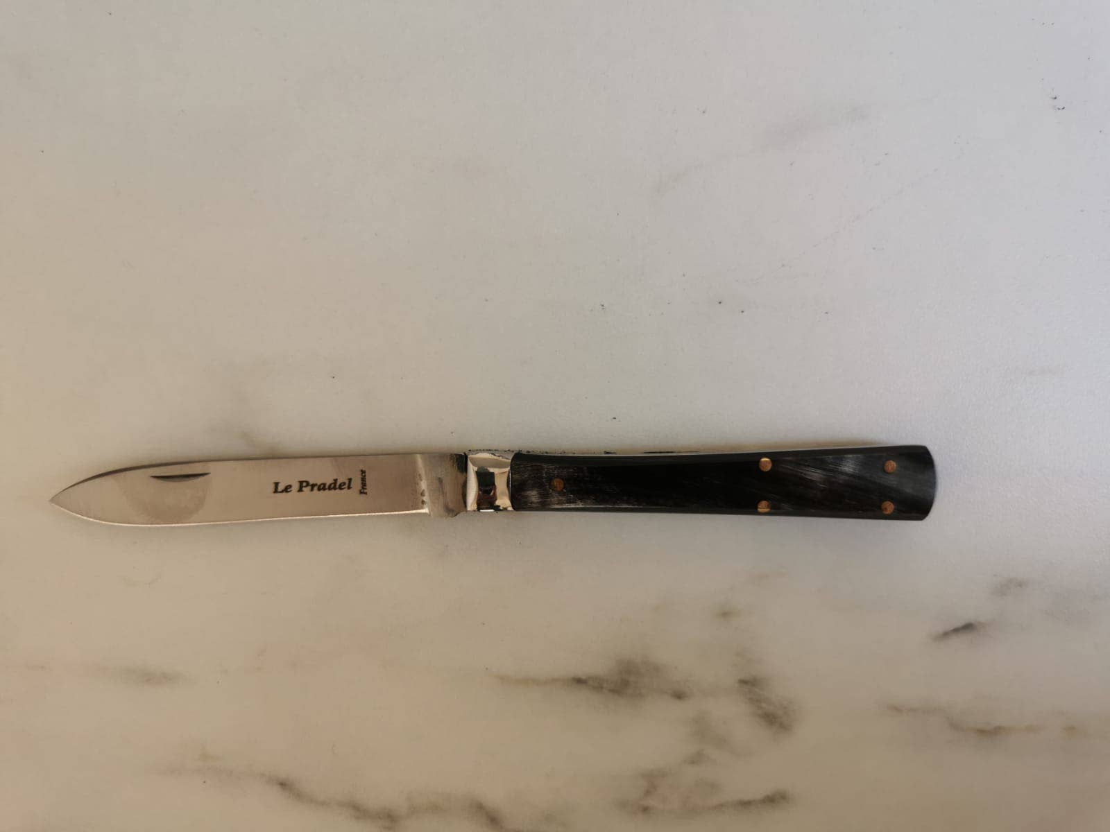 Couteau de poche PRADEL Corne France: 9CM