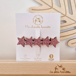 Barrette Clip - Etoiles : Bleu