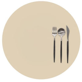 Set de table rond TOGO Sable