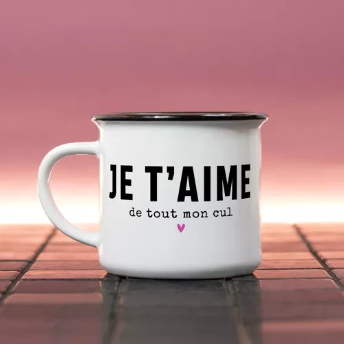 Mug "Je t'aime de tout mon cul"