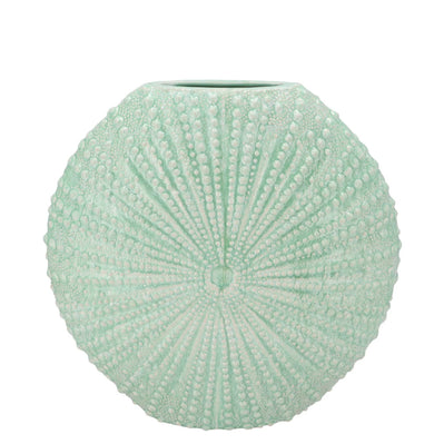 Vase Oursin Vert d'eau