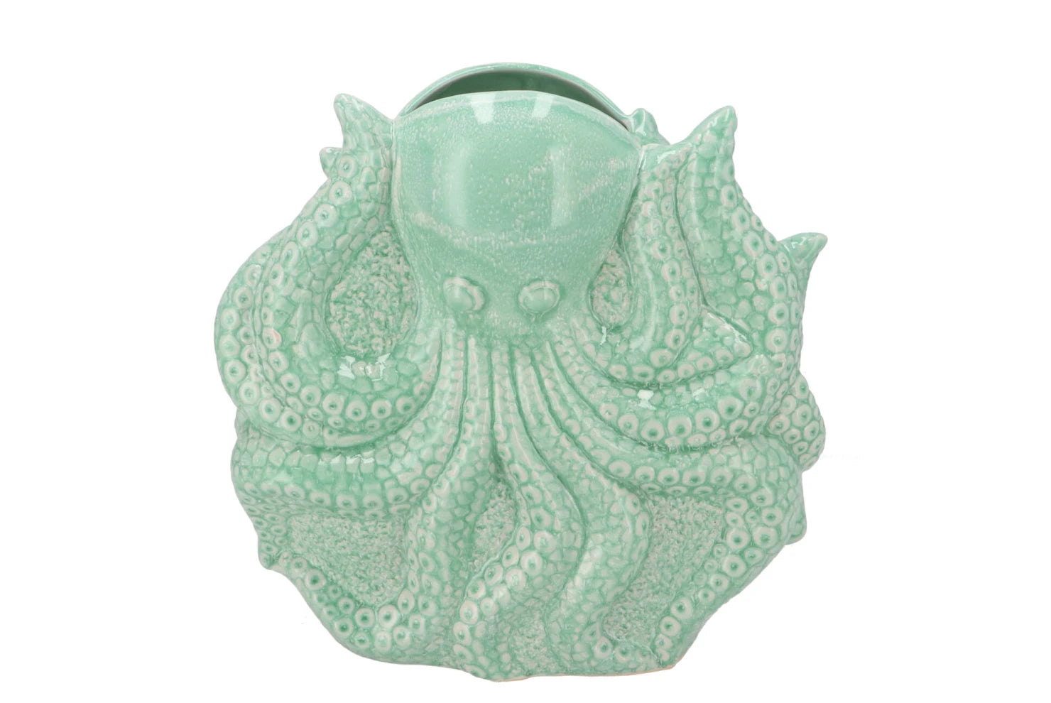 Vase Octopus Vert d'eau