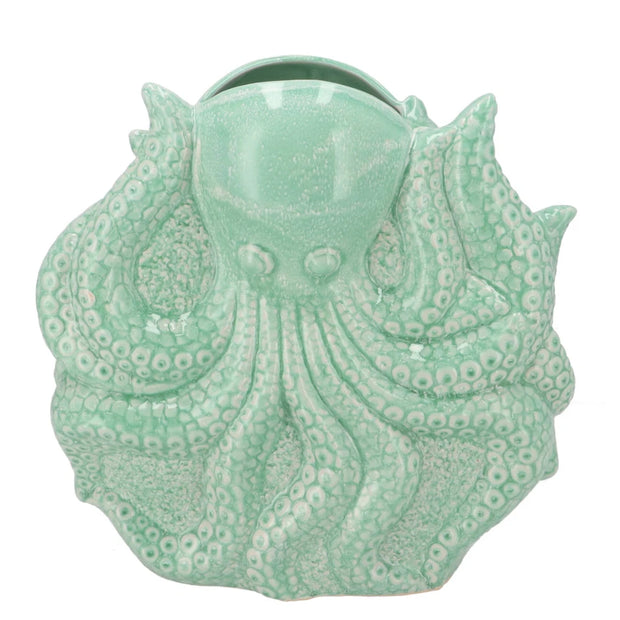 Vase Octopus Vert d'eau
