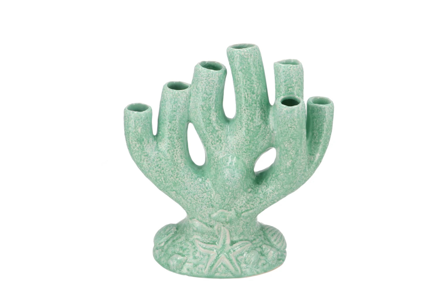 Vase Corail Vert d'eau