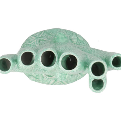 Vase Corail Vert d'eau