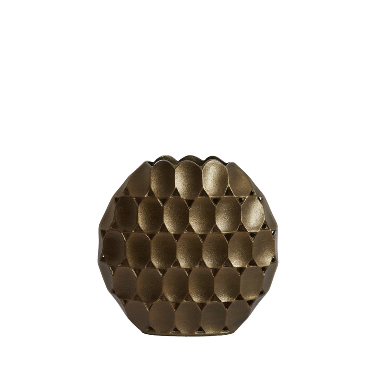 Vase deco 32x9x33 cm ORLAN gold