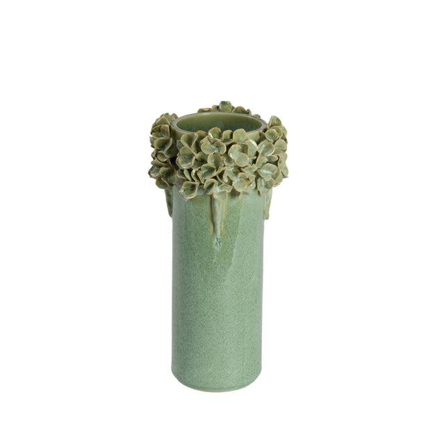 Vase Luserna fine céramique - Vert Menthe - GRAND