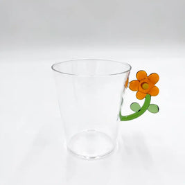 Mug verre FLEUR