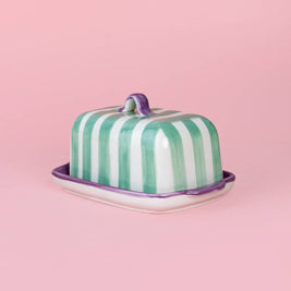 Beurrier en céramique - Esmeralda