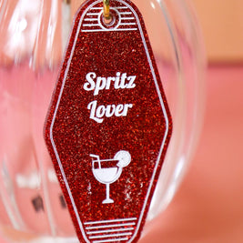 Porte clés Spritz Lover: Paillettes Dark Brown