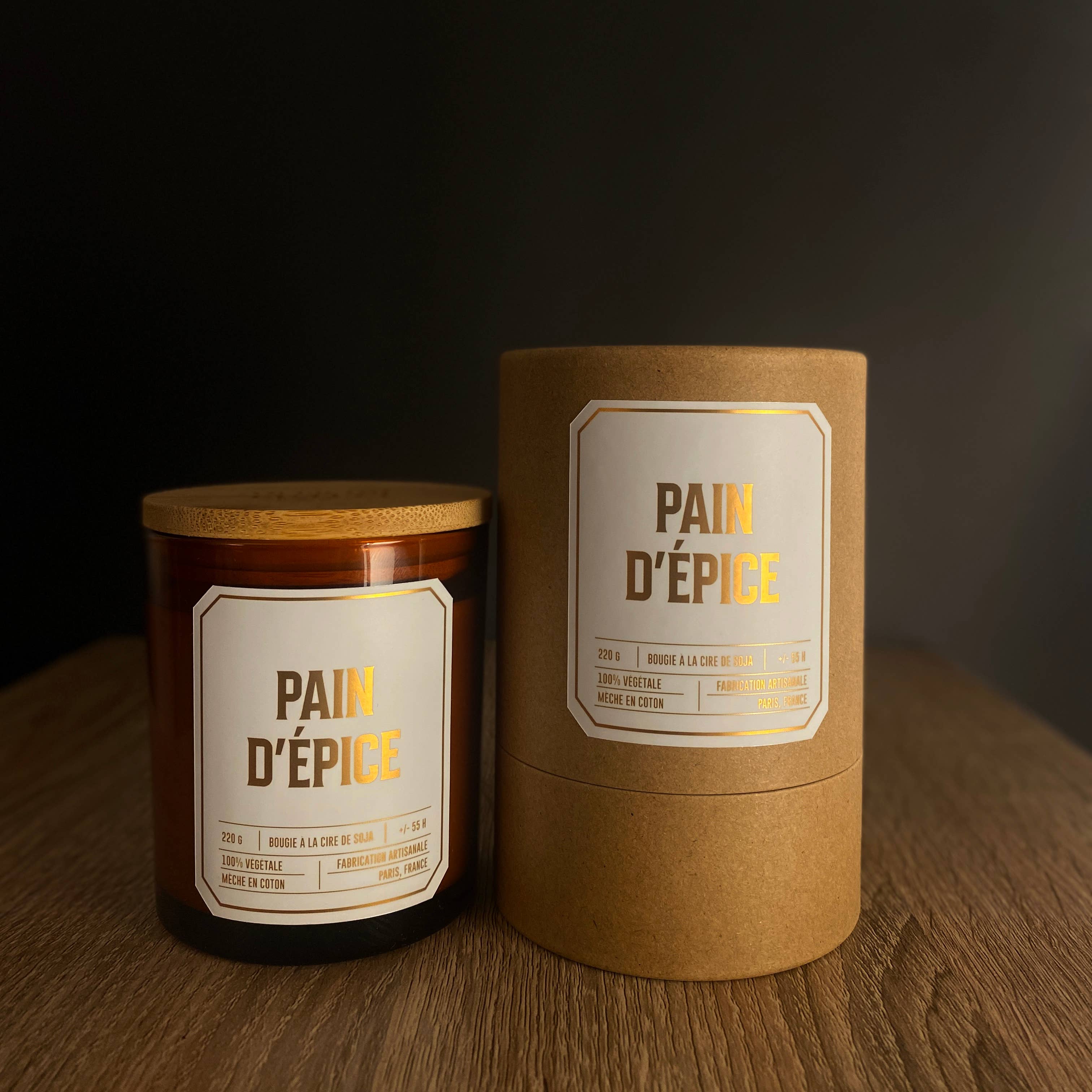 Bougie Parfumée Pain d'épices - 220g