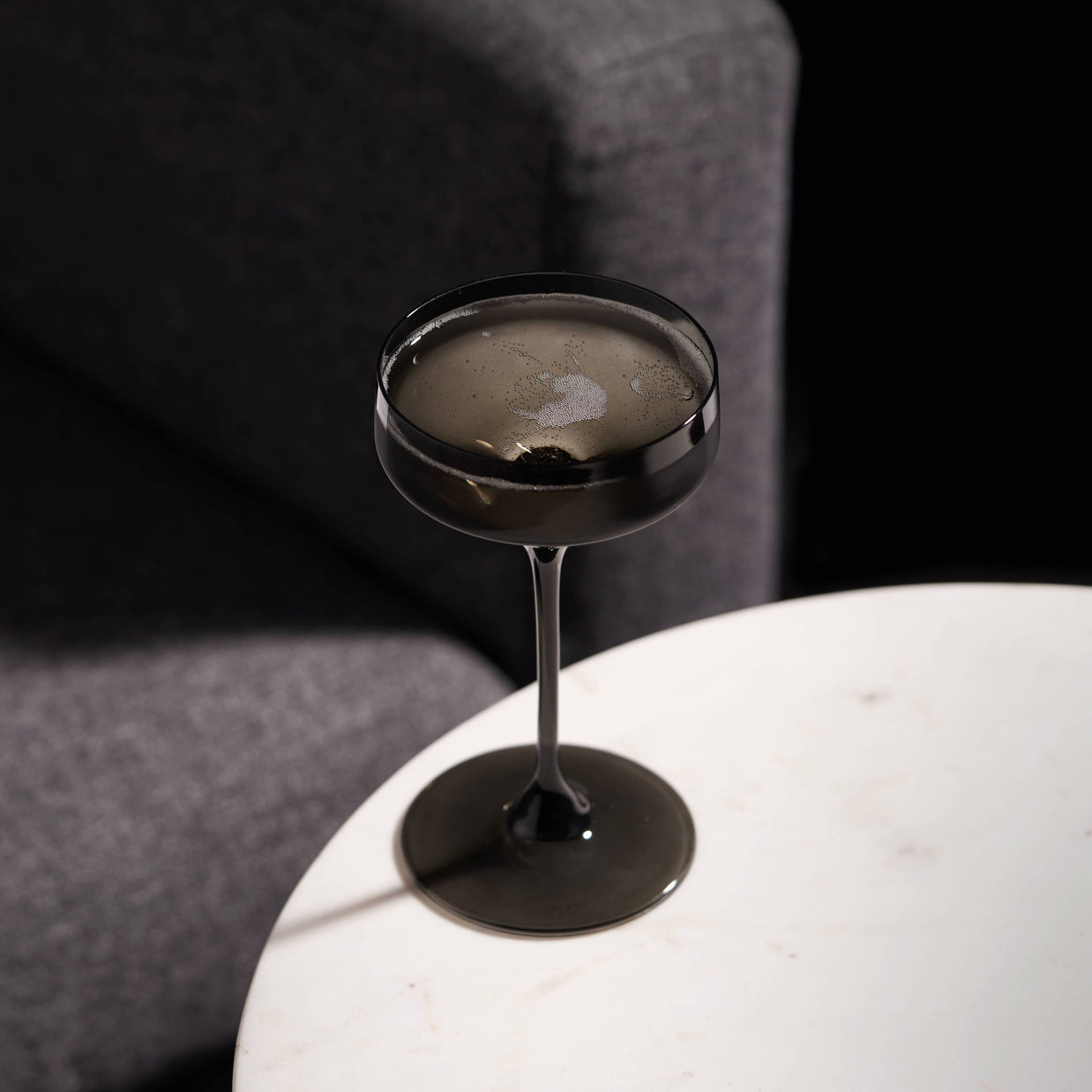 Coupes en Cristal Européen - Fumée - Ensemble de 2