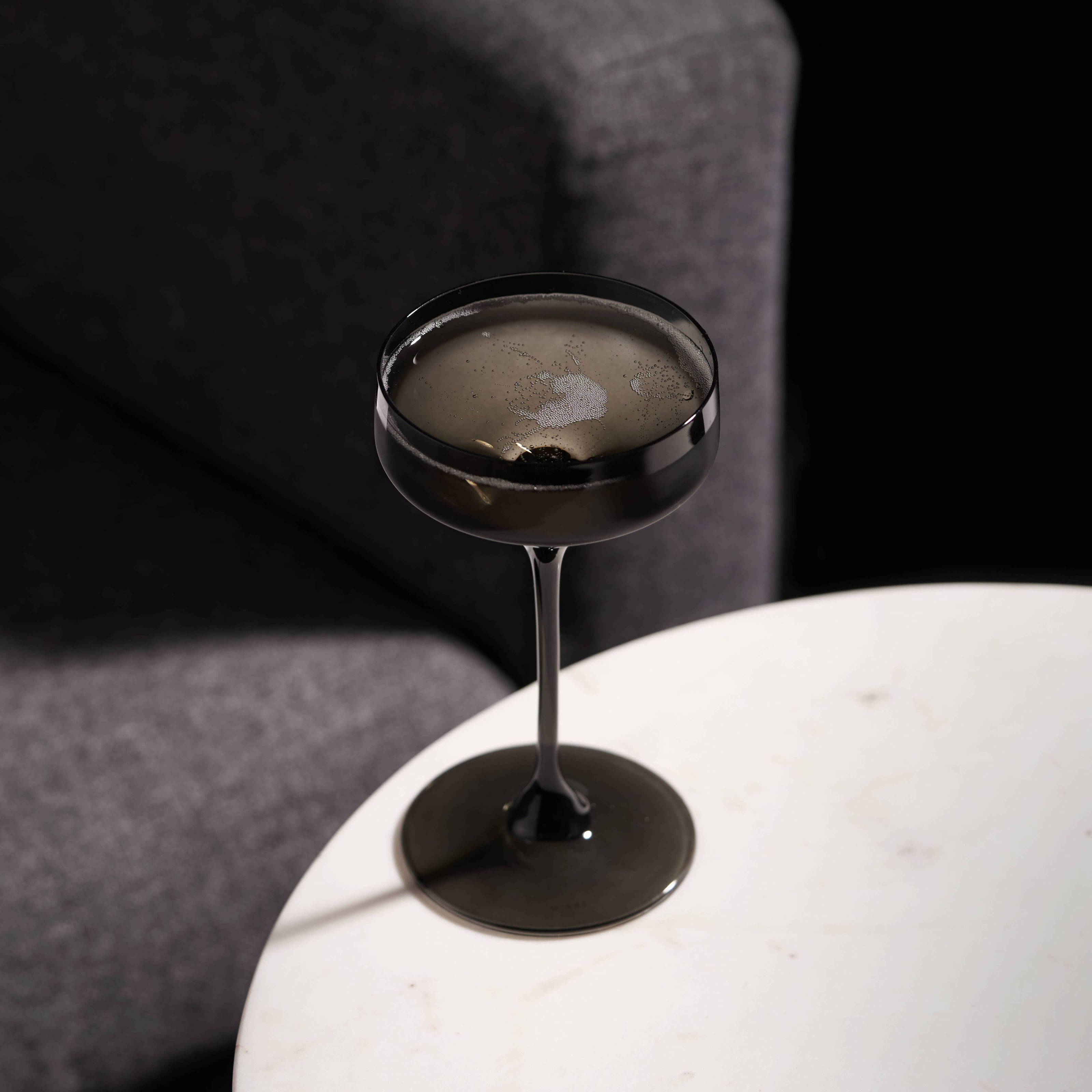 Coupes en Cristal Européen - Fumée - Ensemble de 2