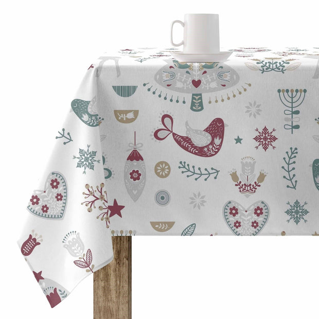 Nappe en résine résistante aux taches Merry Christmas 55: 140 x 140 cm