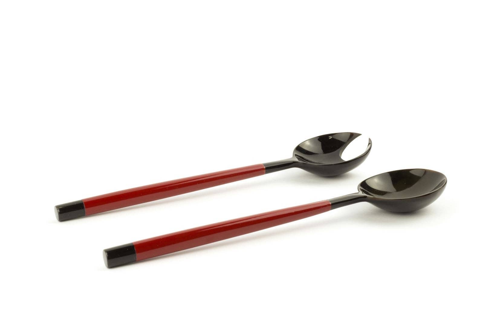 Couverts ronds en forme de griffe de crabe avec laque rouge: Rouge
