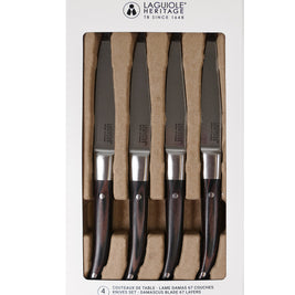 SET 4 COUTEAUX A STEAK BOIS