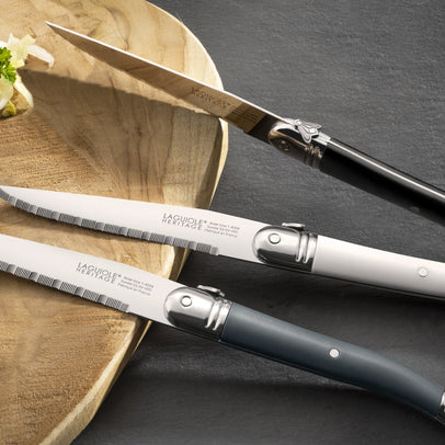SET 6 COUTEAUX A STEAK ABS BLANC - LAGUIOLE